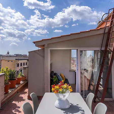 Apartman Attic With Terrace Spanish Steps Exclusive *