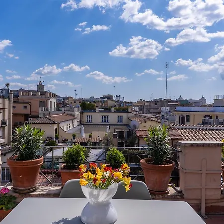 Attic With Terrace Spanish Steps Exclusive Διαμέρισμα *